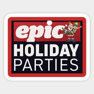 Epic Party Santa Sticker